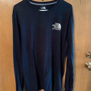 The North Face Men's Long-Sleeve Crew Tee - black